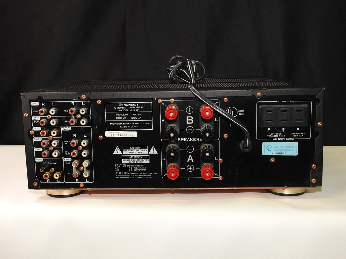 Pioneer Reference A-717 Stereo Integrated Amplifier - 6