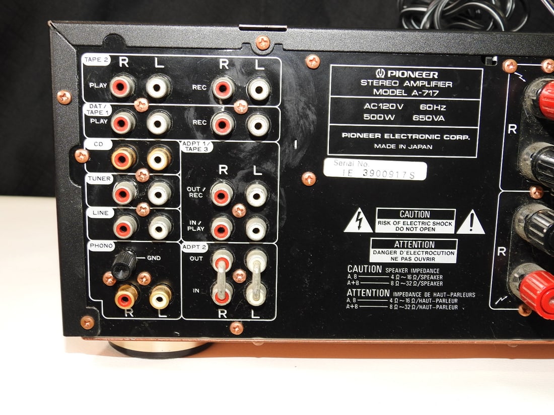 Pioneer Reference A-717 Stereo Integrated Amplifier - 7