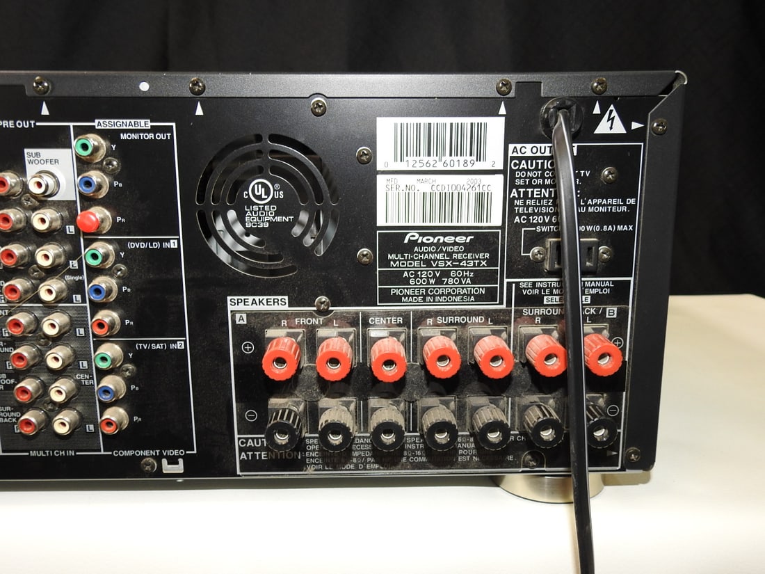 Pioneer Elite VSX-43TX Multi-Channel Receiver - 11