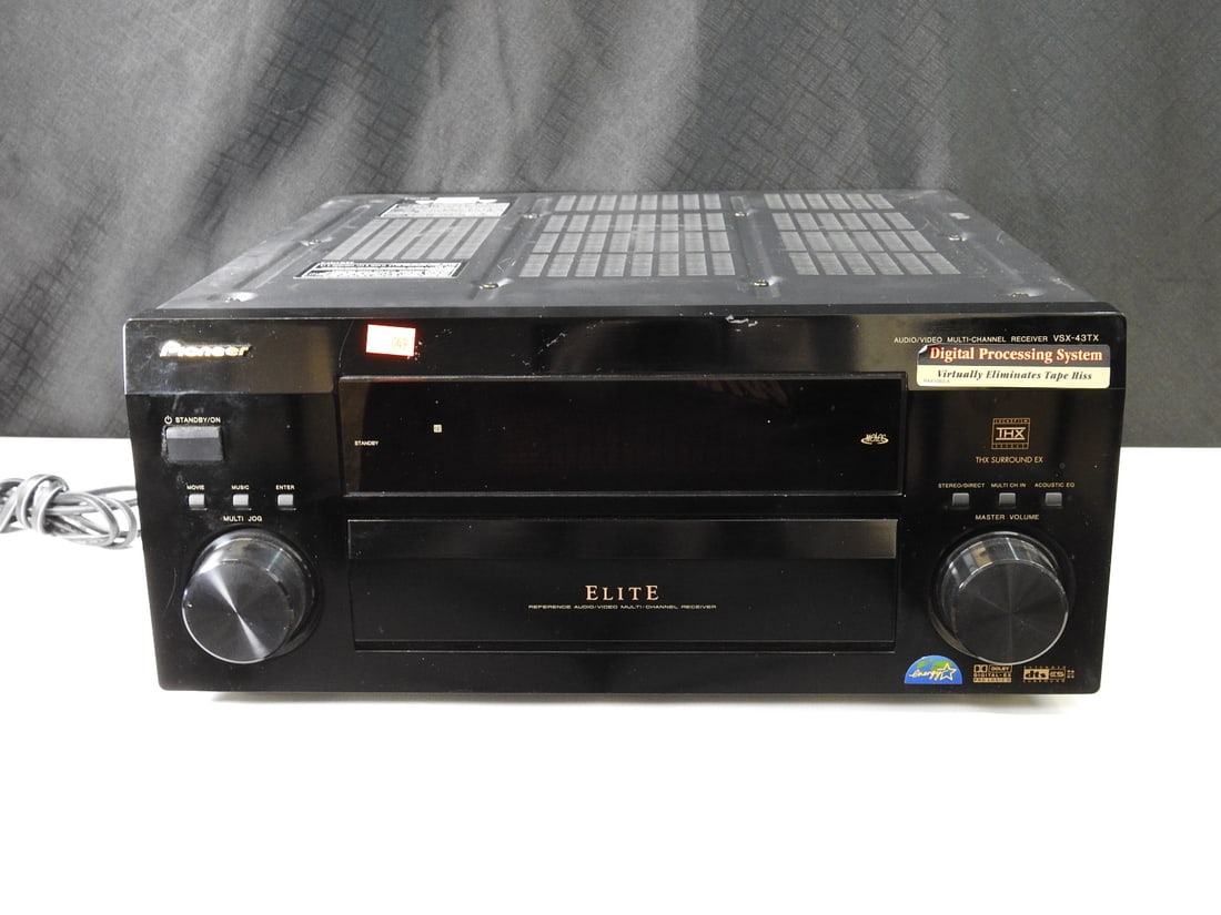 Pioneer Elite VSX-43TX Multi-Channel Receiver: Pioneer Elite VSX-43TX multi-channel receiver. Tested and working. Approx. 7 H x 16.5 W x 17 D in.
