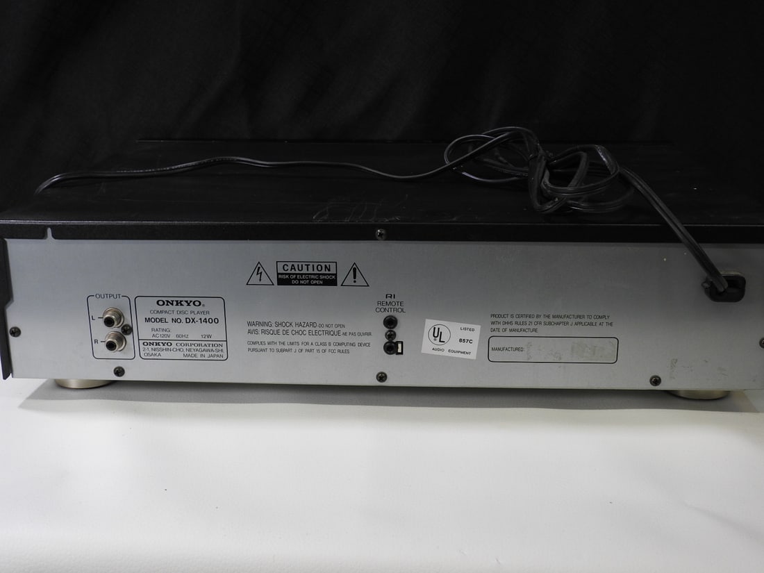 Onkyo DX-1400 Compact Disc Player - 4
