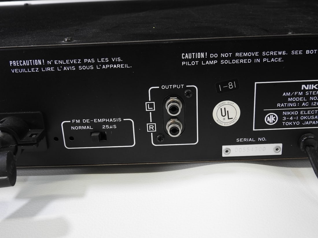 Nikko NT-980 AM/FM Stereo Tuner - 6