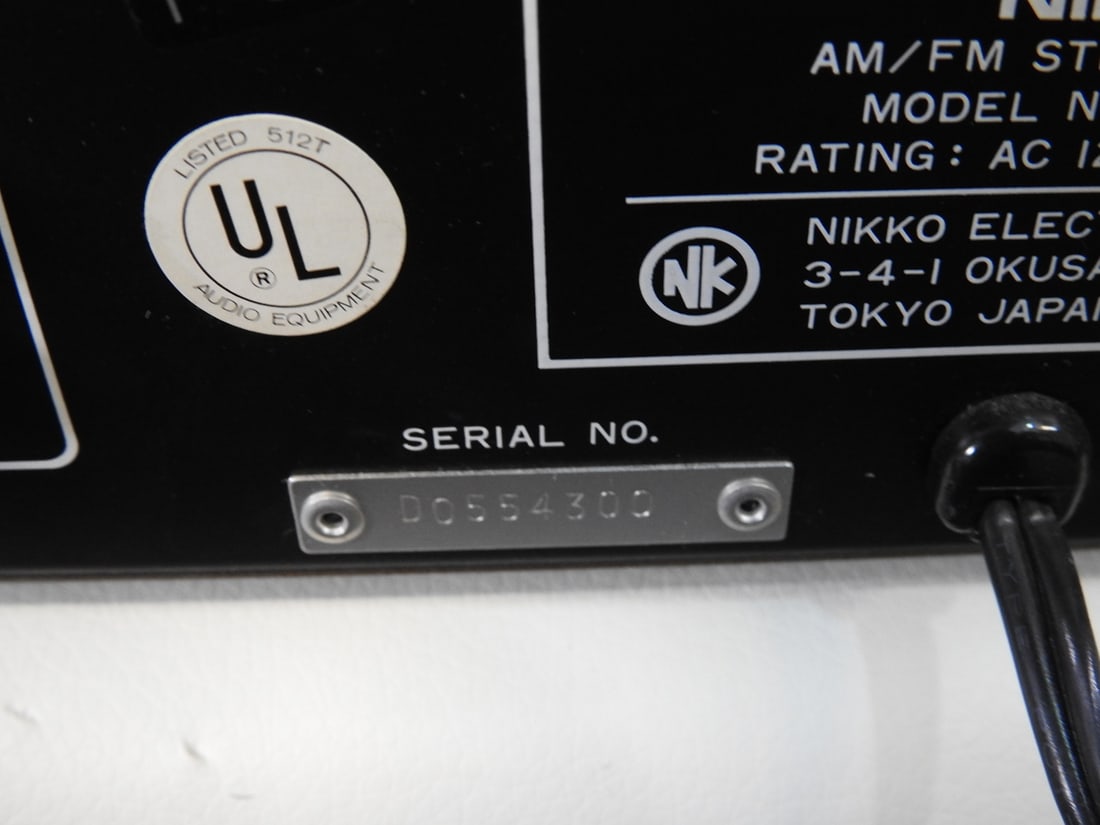 Nikko NT-980 AM/FM Stereo Tuner - 8