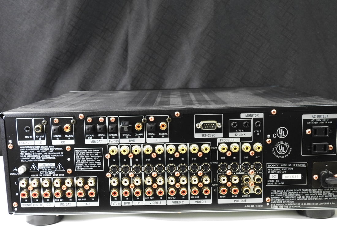 Sony TA-E9000ES AV Preamplifier - 6