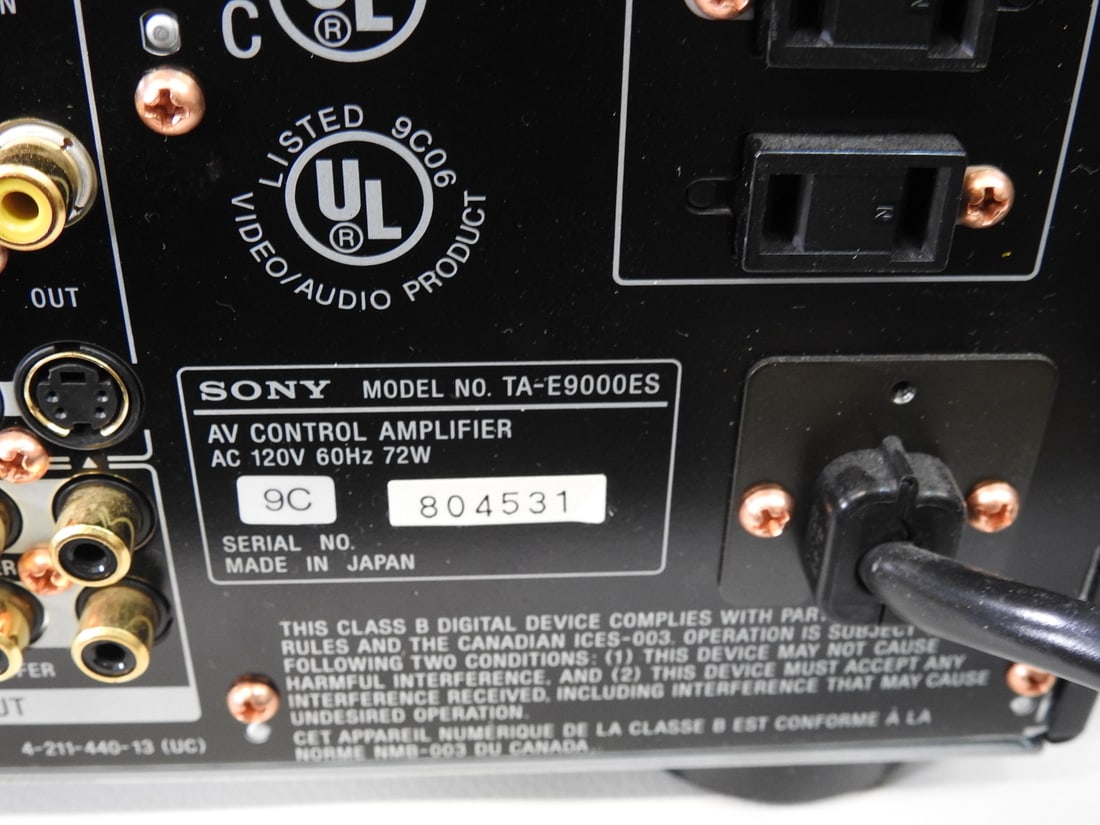 Sony TA-E9000ES AV Preamplifier - 7