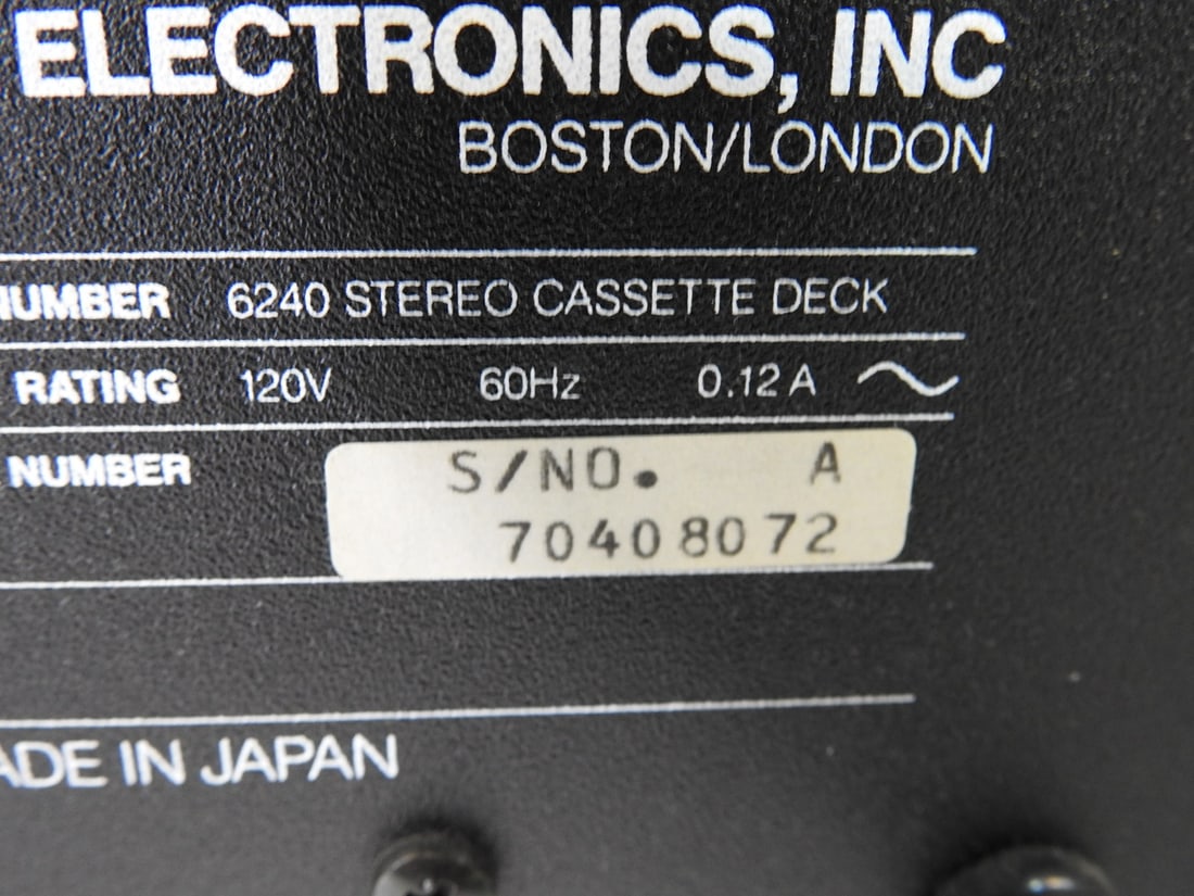 NAD 6240 Stereo Cassette Deck - 10