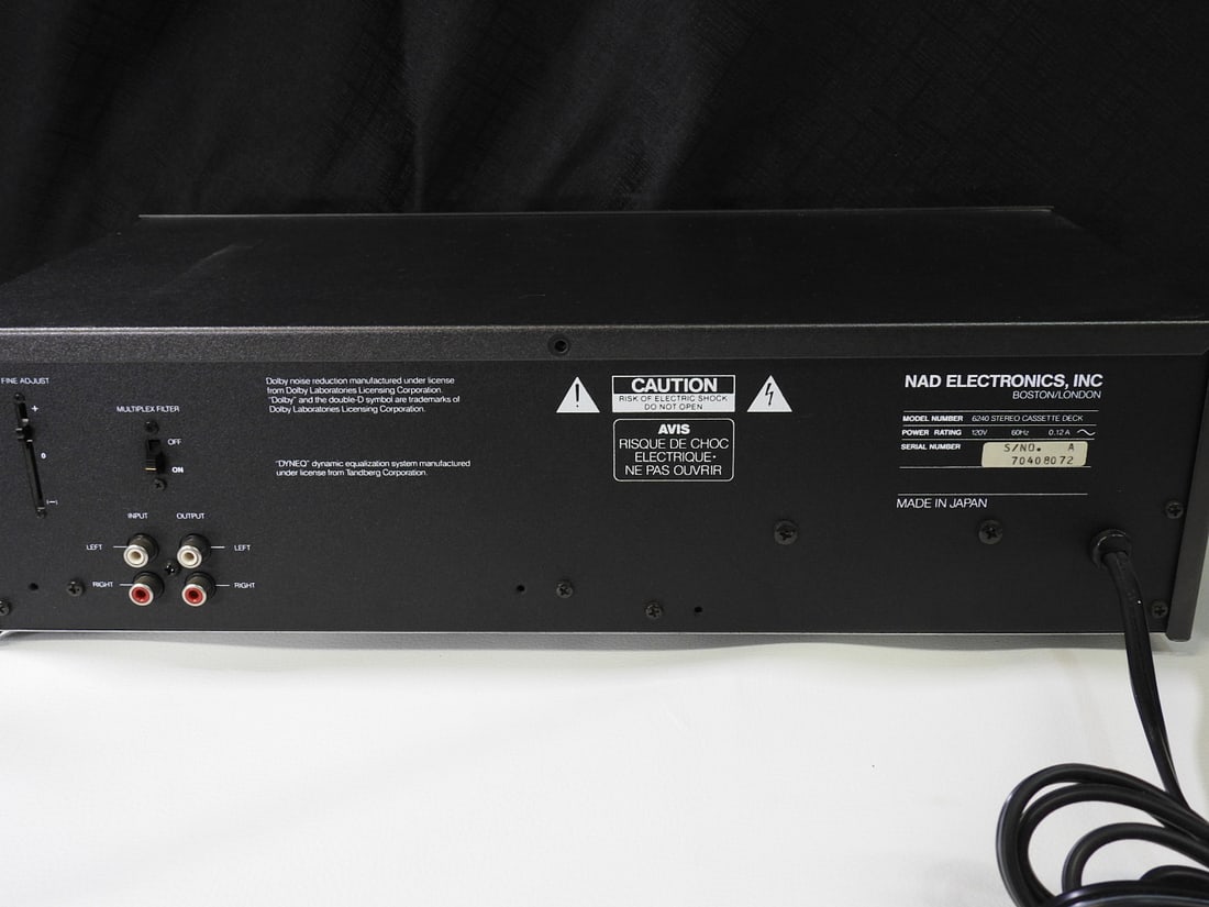 NAD 6240 Stereo Cassette Deck - 7