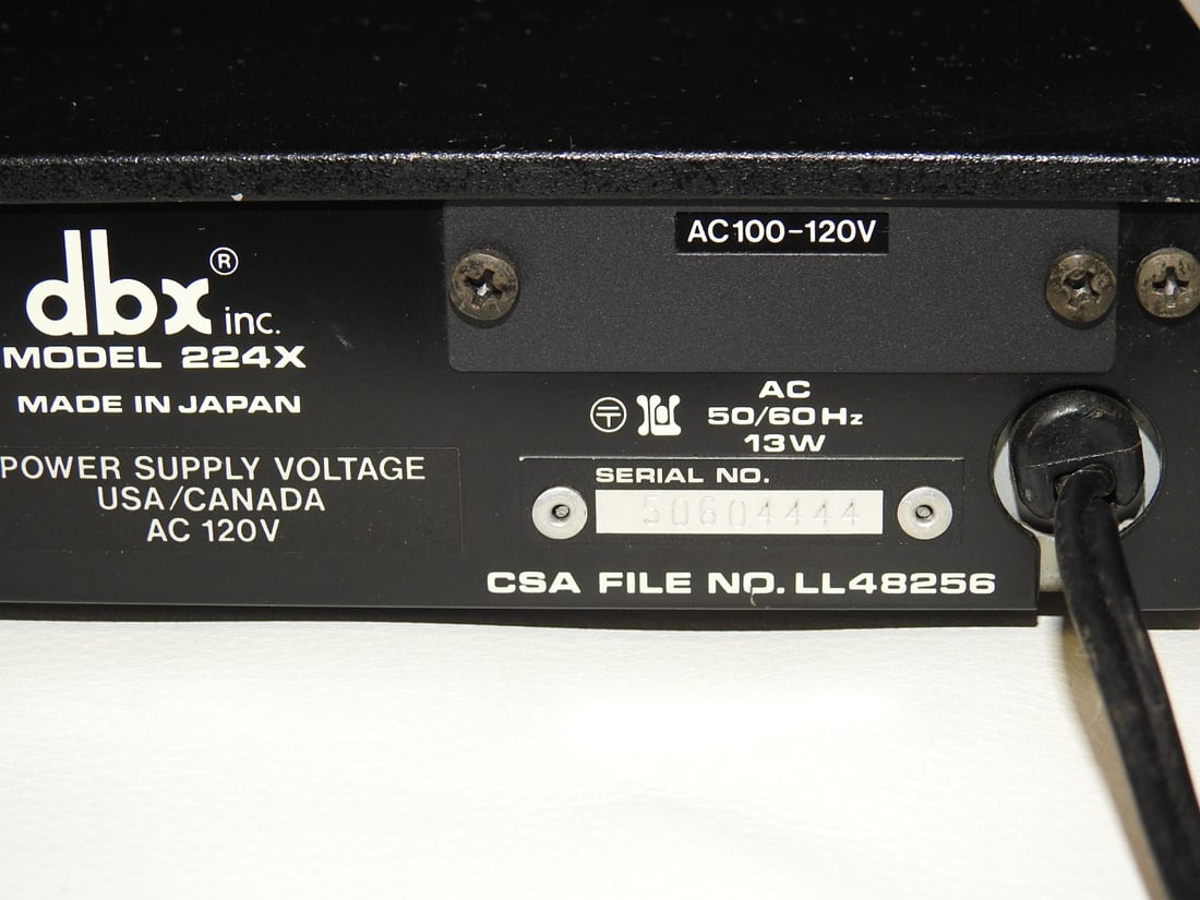 dbx Model 224 Tape Noise Reduction System - 8