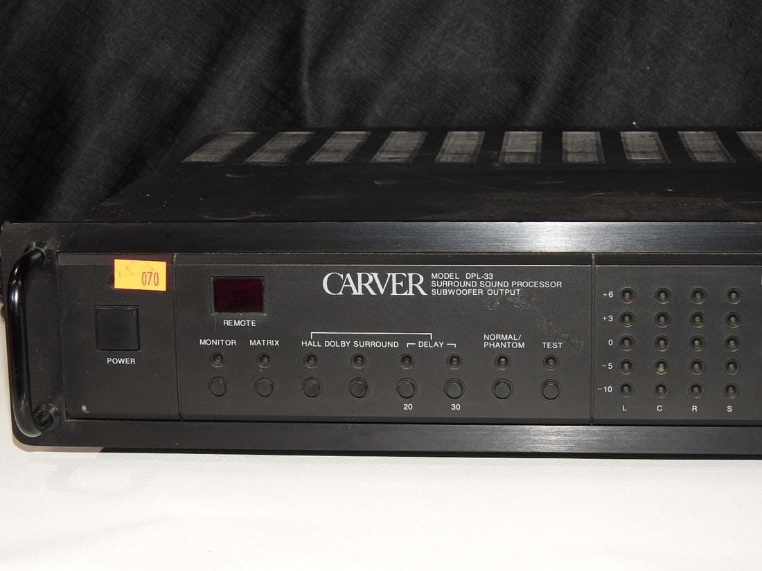 Carver DPL-33 Surround Sound Processor/Preamplifier - 3