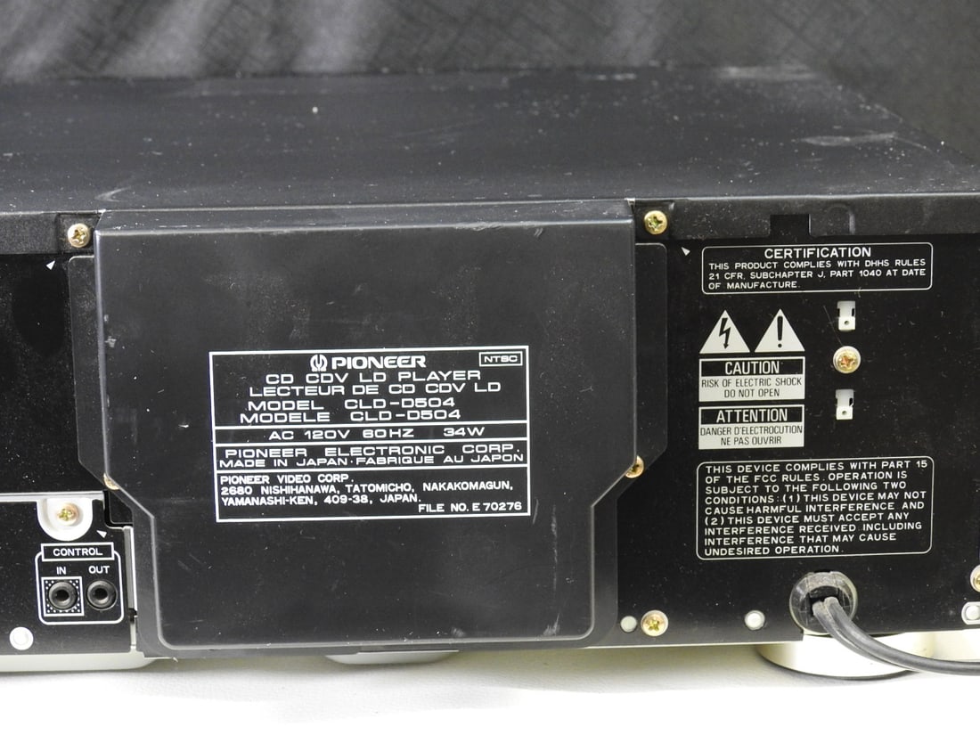 Pioneer CLD-D504 LaserDisc/CD Combo Player for Parts - 11