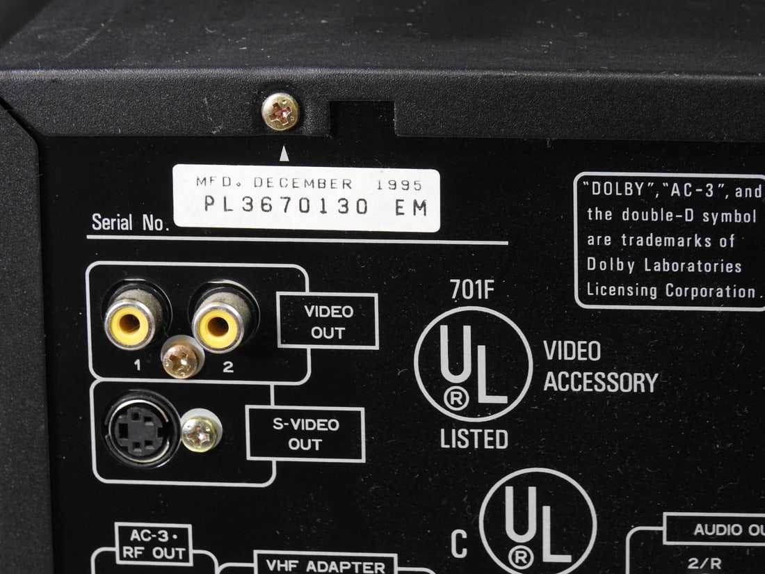 Pioneer CLD-D504 LaserDisc/CD Combo Player for Parts - 9