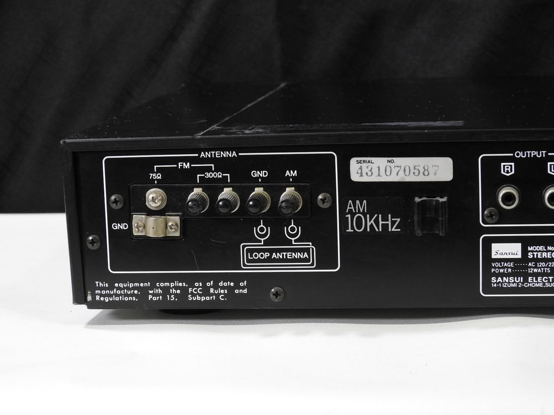 Sansui TU-S7 AM/FM Quartz Synthesizer Stereo Tuner - 9