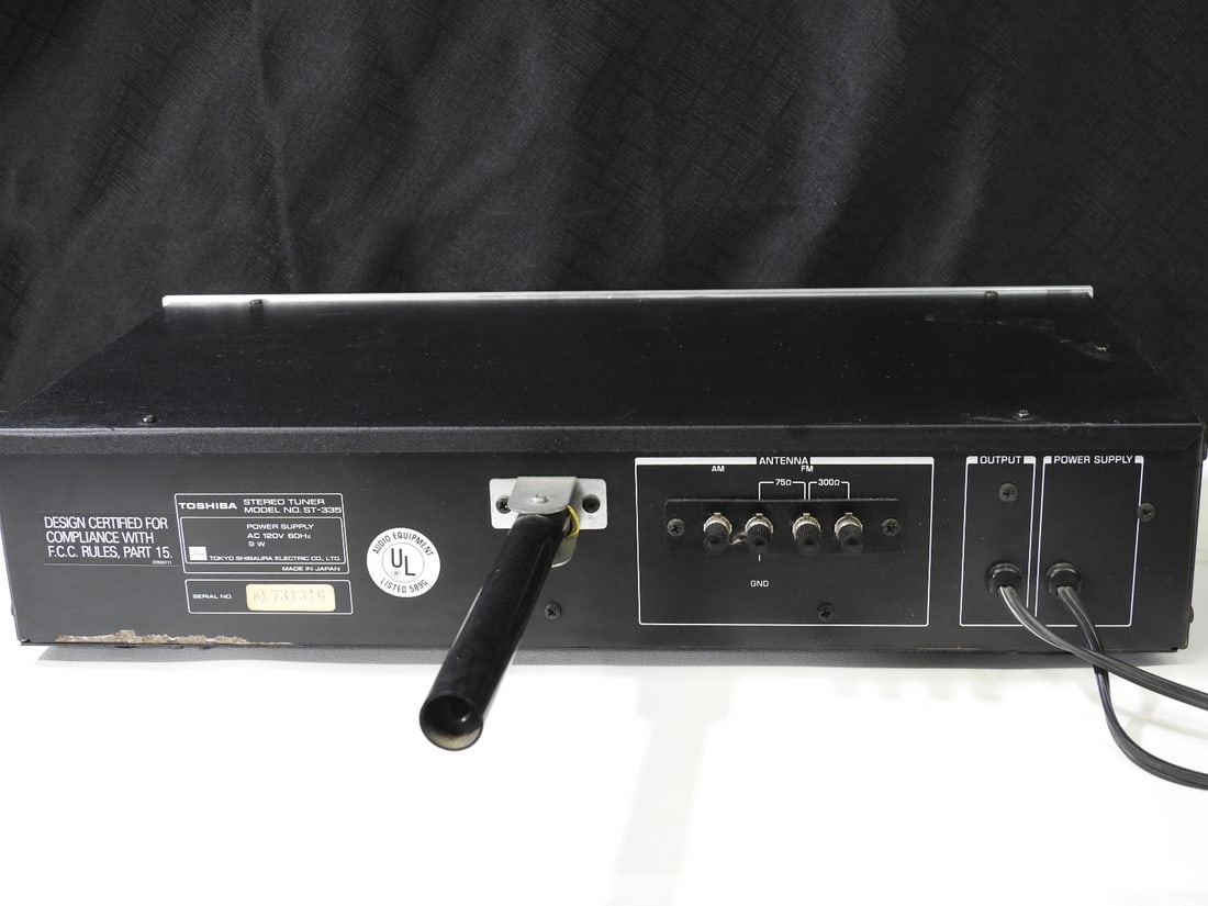 Toshiba ST-335 Stereo FM/AM Tuner - 7