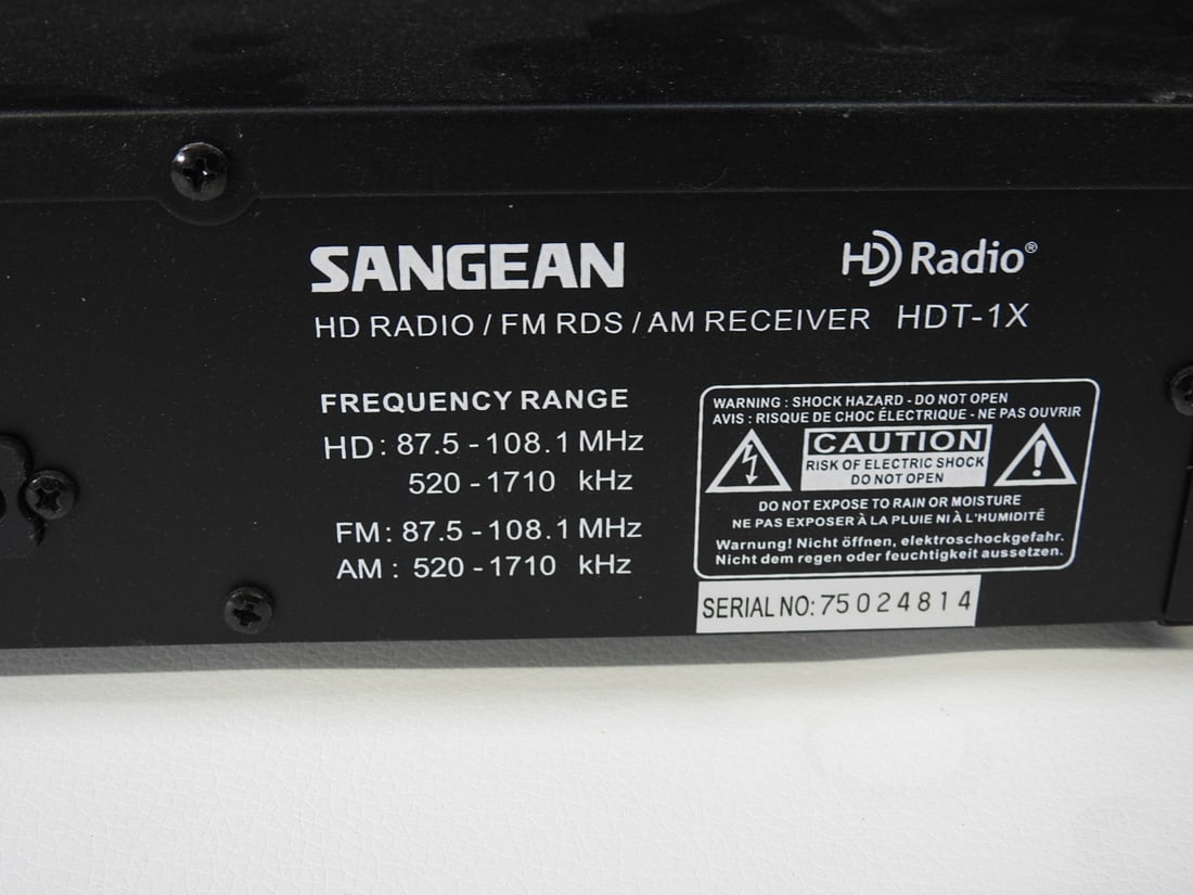 Sangean HDT-1X HD Radio Receiver - 10
