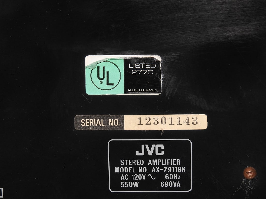 JVC AX-Z911 Super Digifine Reference Integrated Amplifier - 9