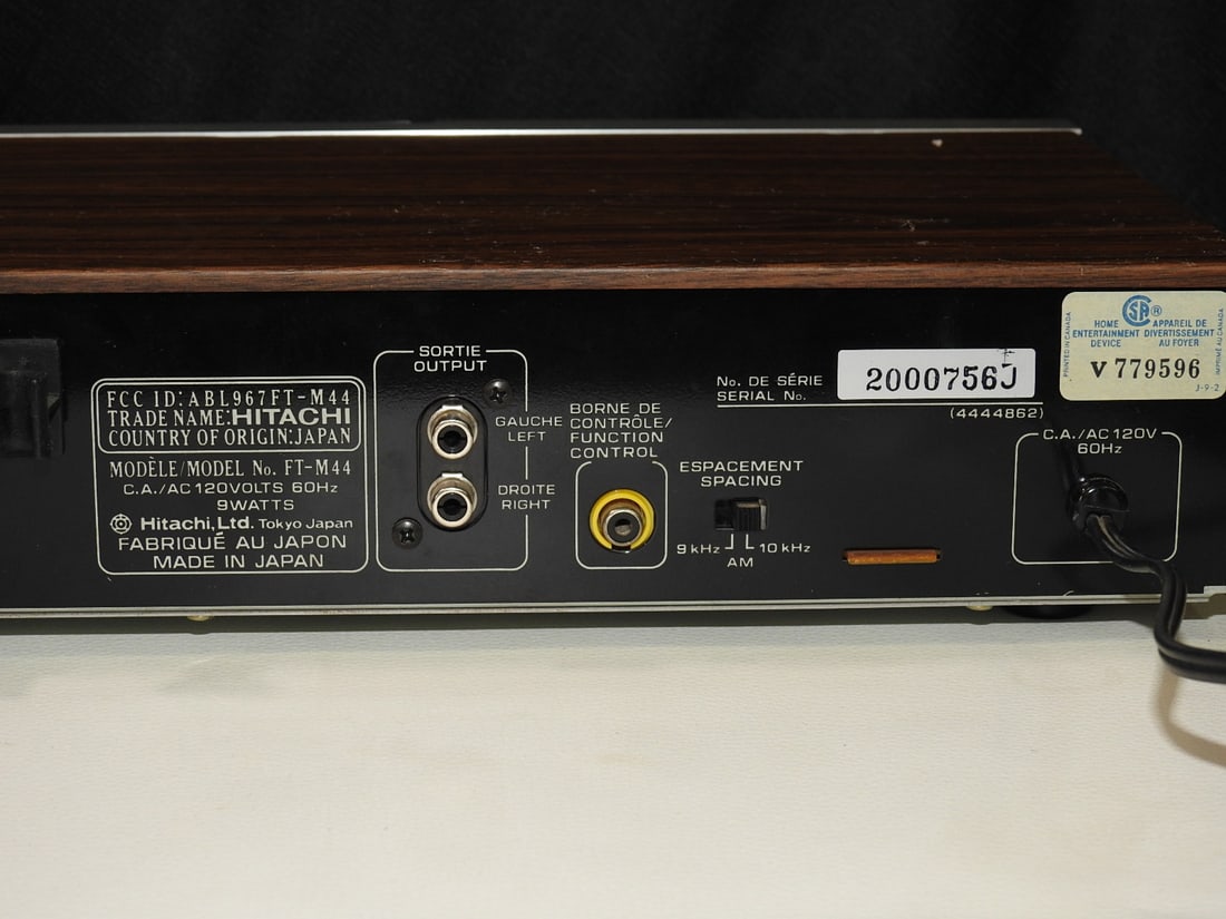 Hitachi FT-M44 Tuner - 9