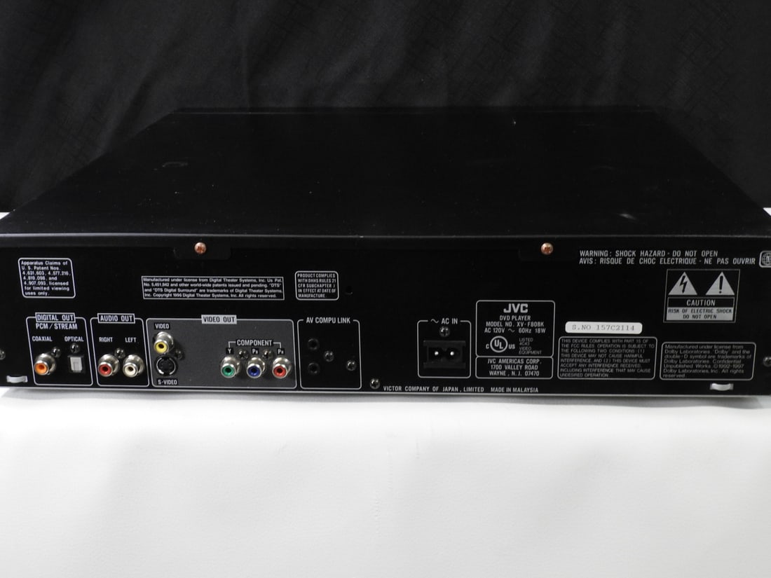 JVC XV-F80 DVD Changer - 6