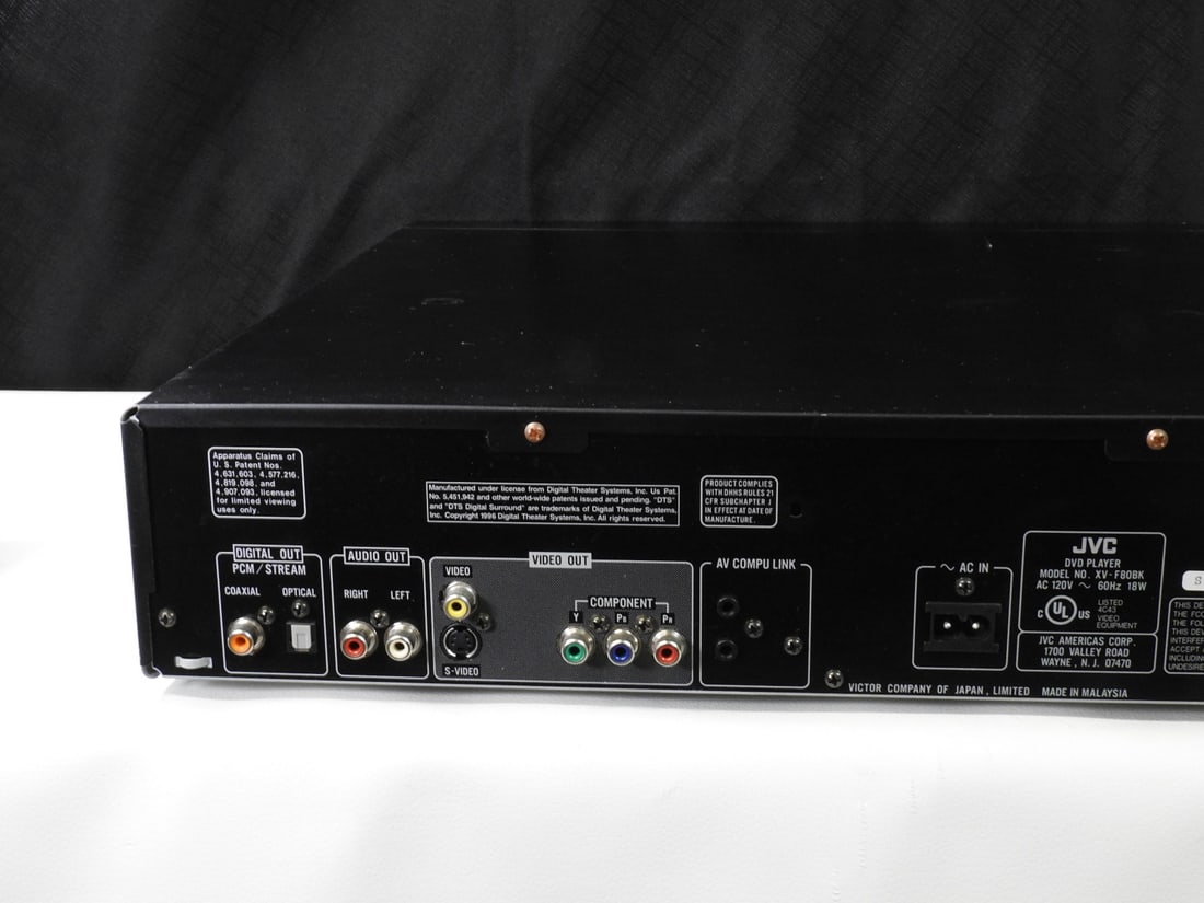 JVC XV-F80 DVD Changer - 7