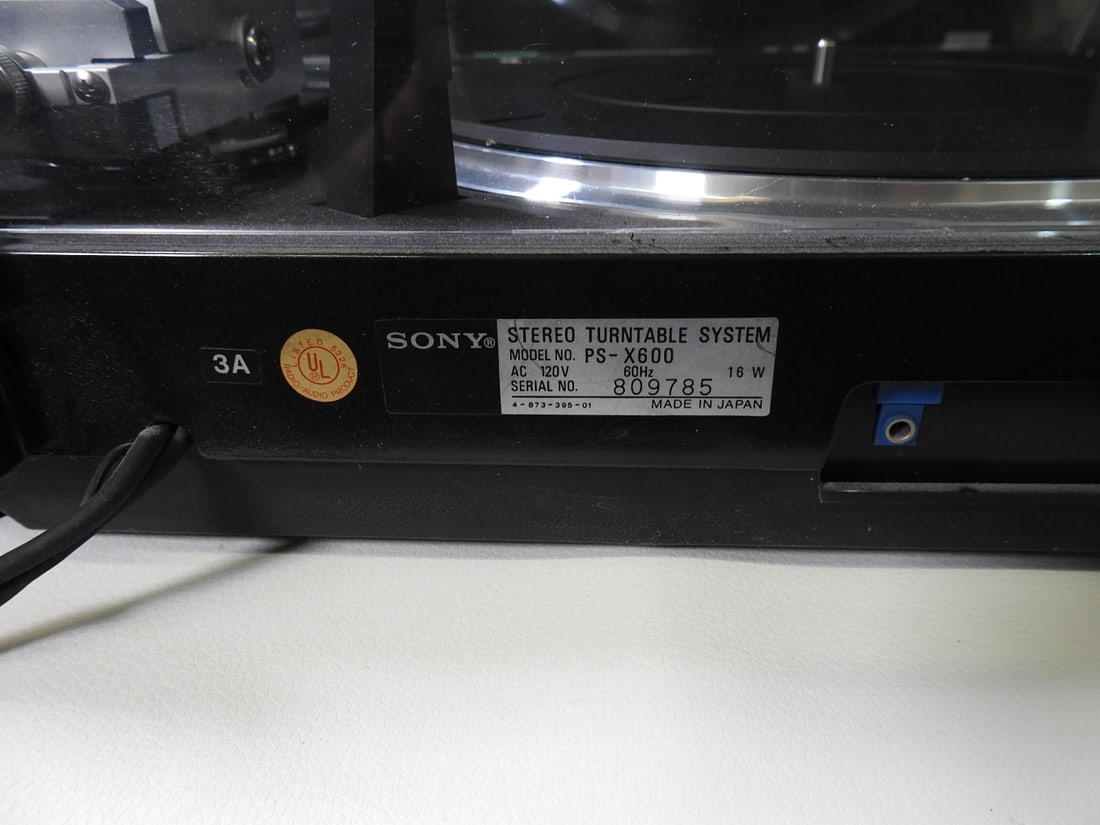 Sony PS-X600 Biotracer Direct Drive Turntable - 9