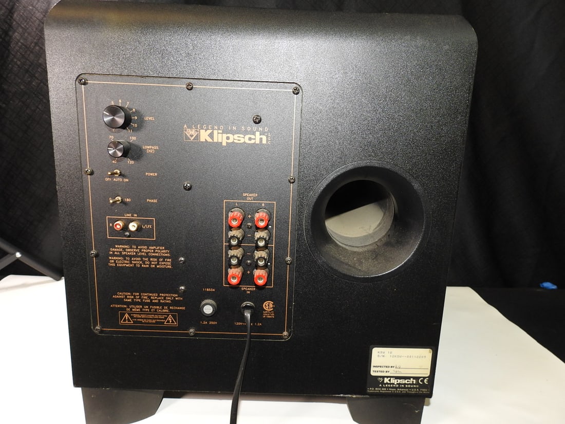 Klipsch KSW-12 Powered Subwoofer - 4