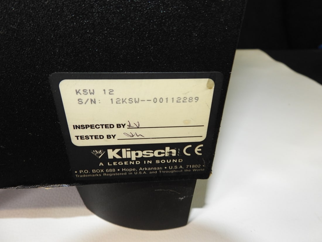 Klipsch KSW-12 Powered Subwoofer - 7