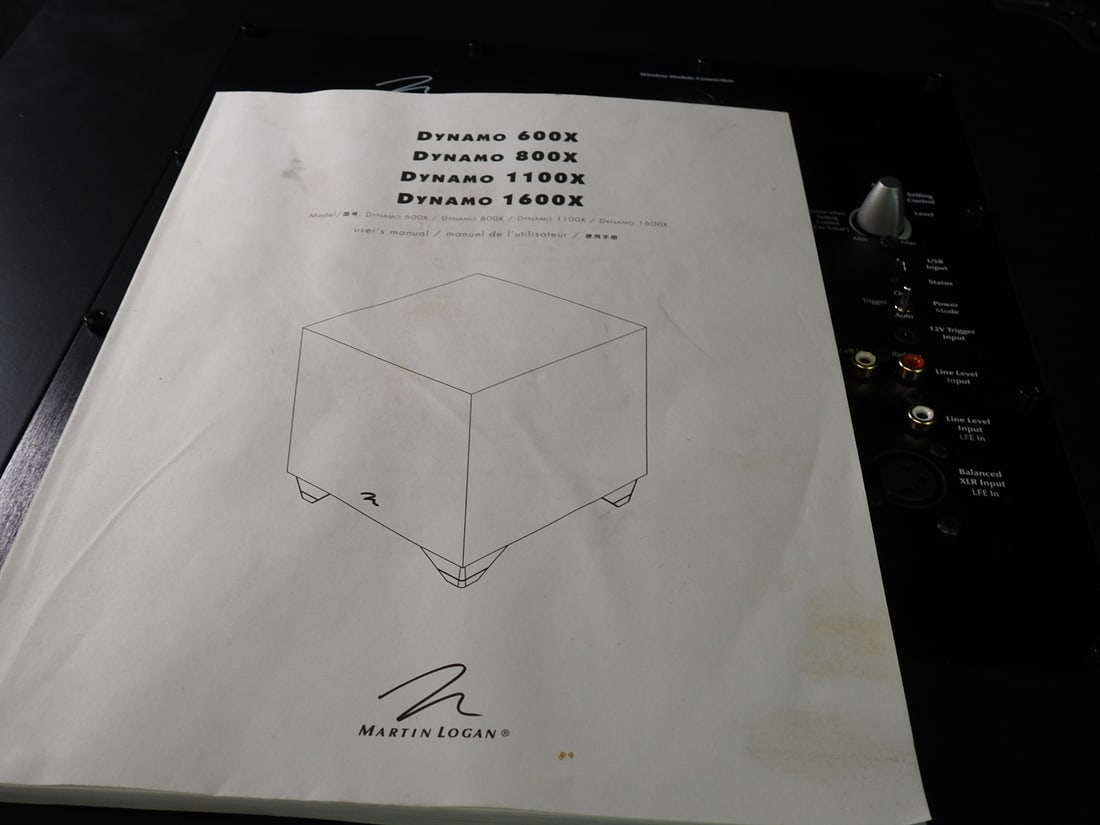 MartinLogan Dynamo 1600X Powered Subwoofer - 12