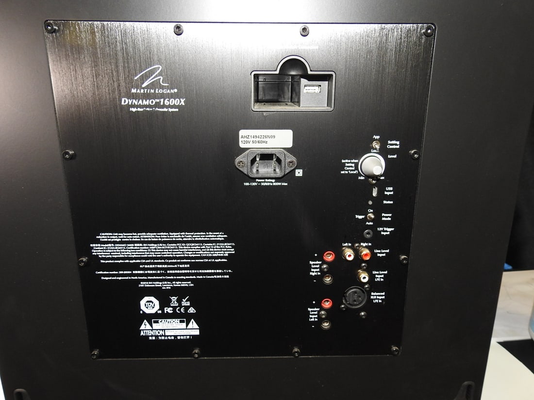 MartinLogan Dynamo 1600X Powered Subwoofer - 5