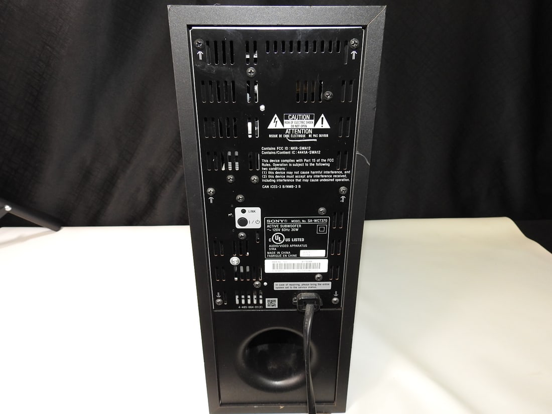 Sony SA-WCT370 Wireless Subwoofer - 4