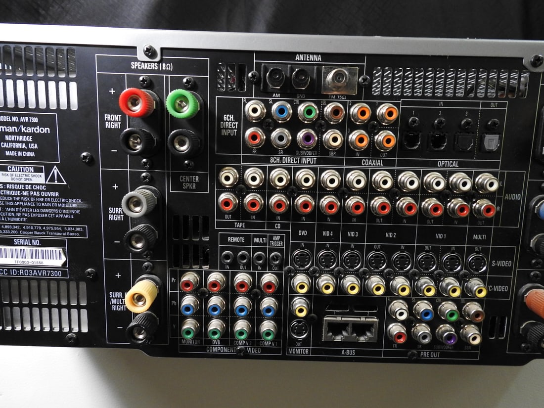 Harman Kardon AVR 7300 Receiver with Remote - 10