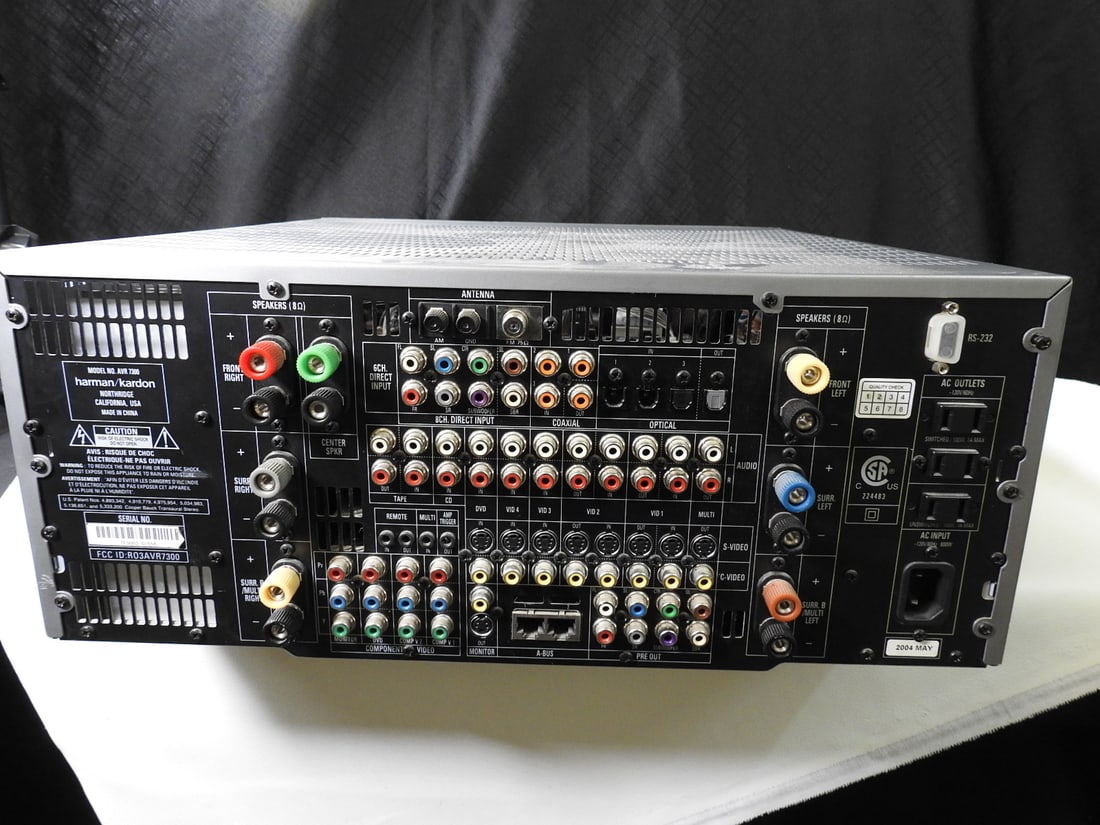 Harman Kardon AVR 7300 Receiver with Remote - 8