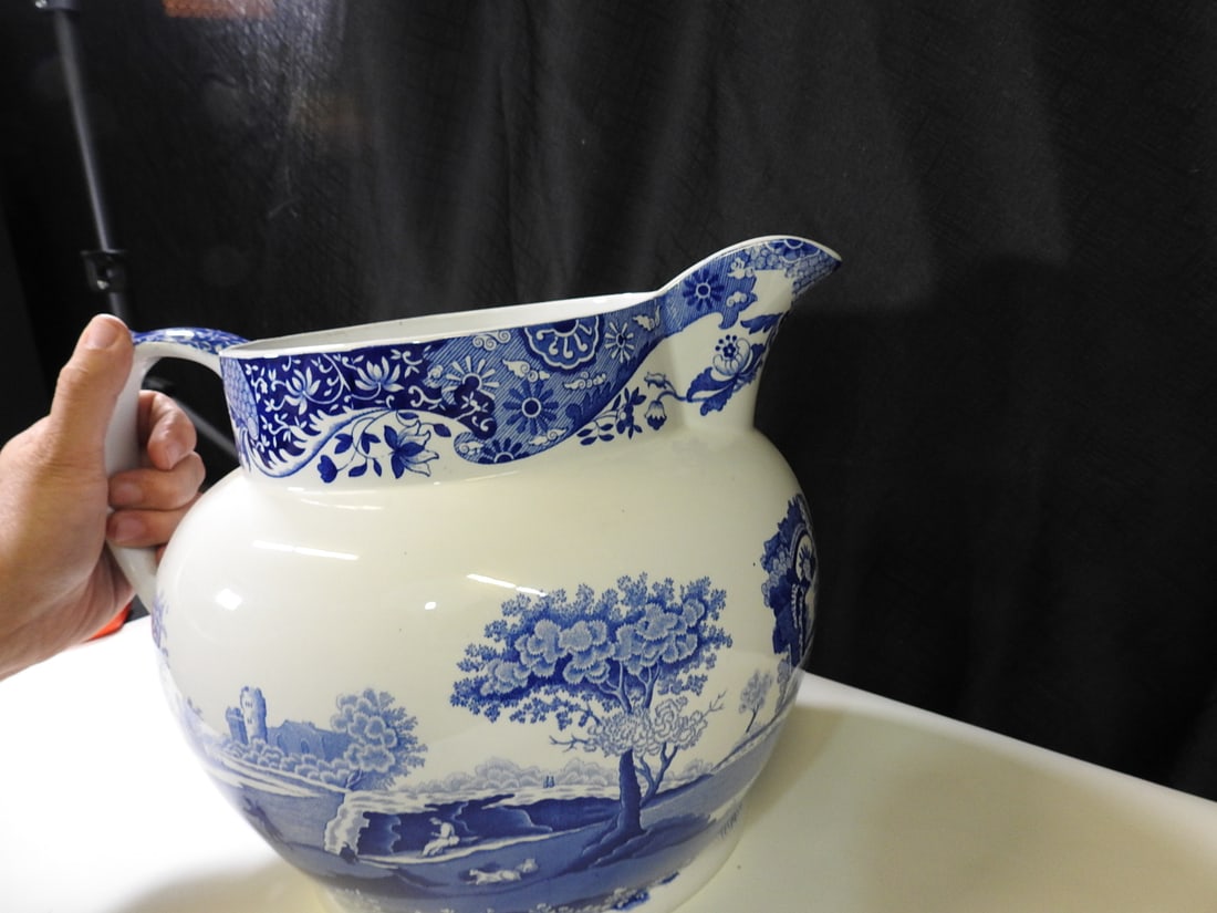 Spode Blue Italian Water Pitcher - 5