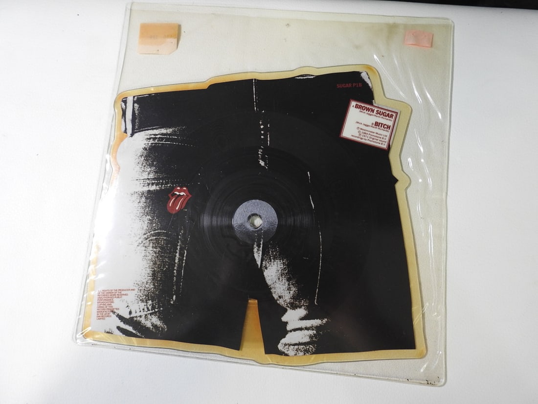 Rolling Stones Brown Sugar Pants Shaped Picture Disc - 3