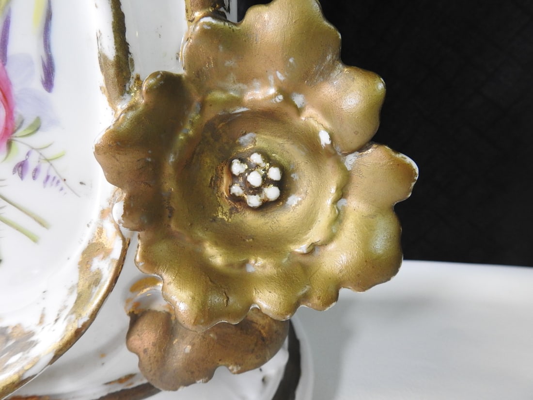 19th Century French Old Paris Porcelain Spill Vase - 3