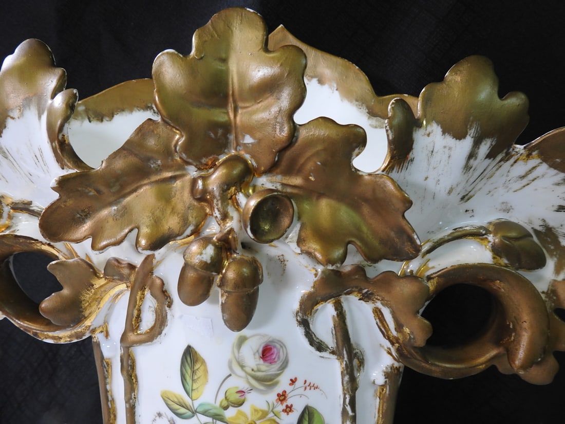 19th Century French Old Paris Porcelain Spill Vase - 4