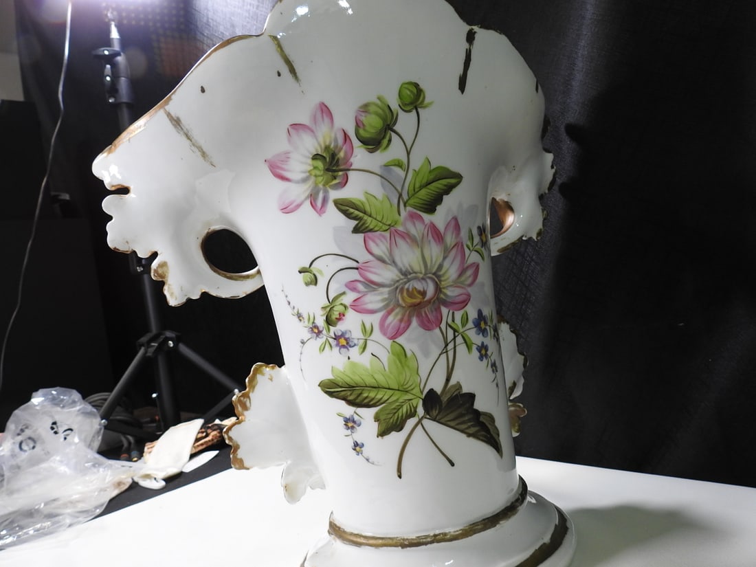 19th Century French Old Paris Porcelain Spill Vase - 6