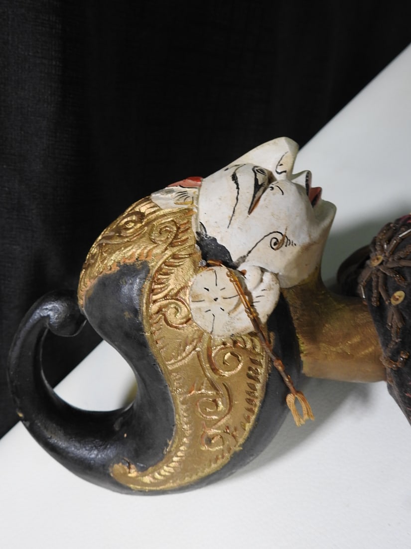 Indonesian Wayang Golek Wooden Rod Puppet - 3