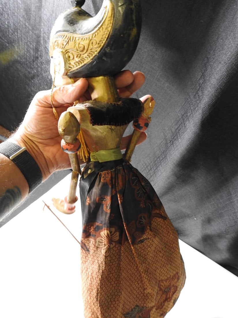 Indonesian Wayang Golek Wooden Rod Puppet - 8