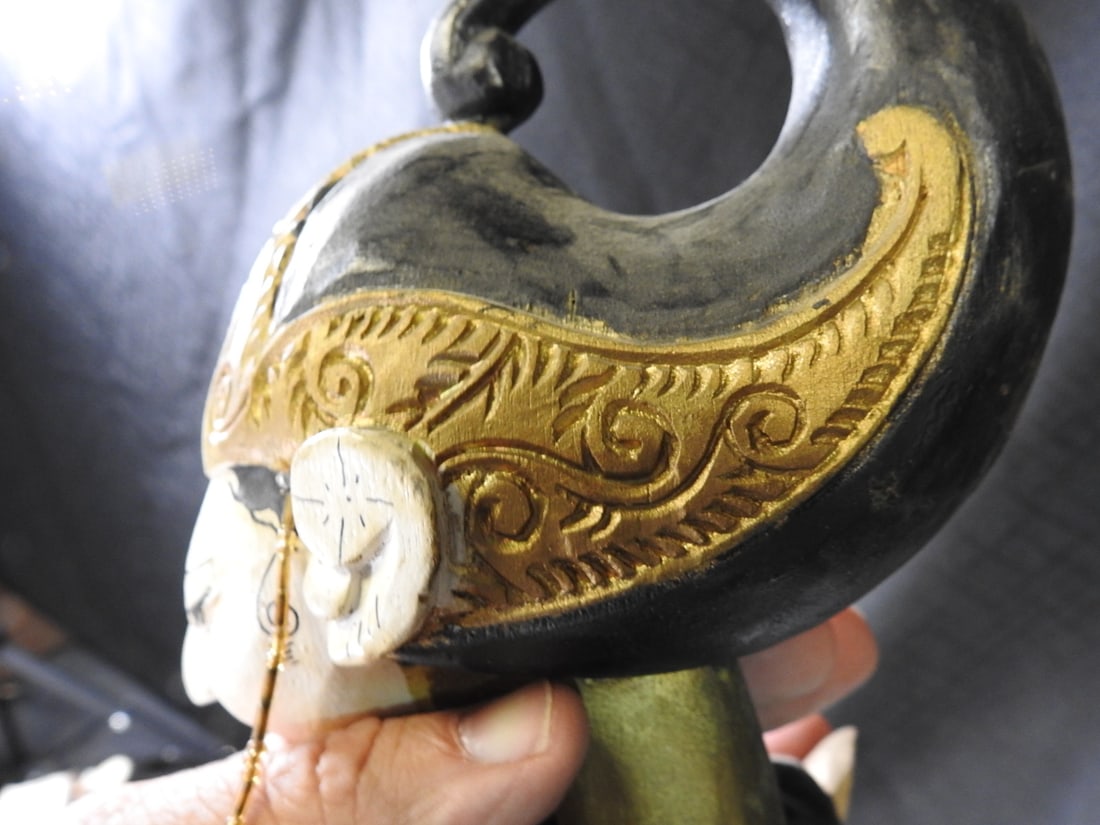 Indonesian Wayang Golek Wooden Rod Puppet - 9