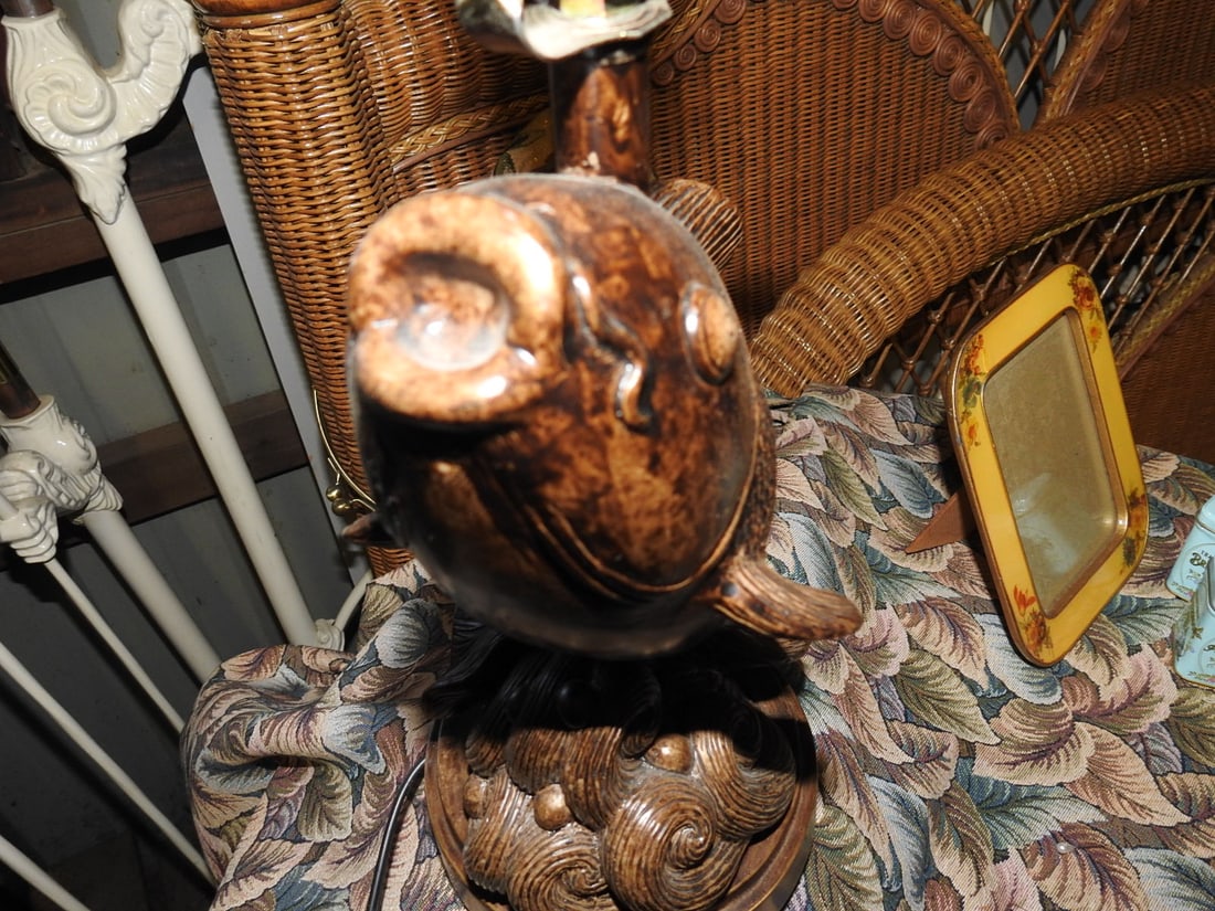 Leaping Fish Statement Lamp - 4