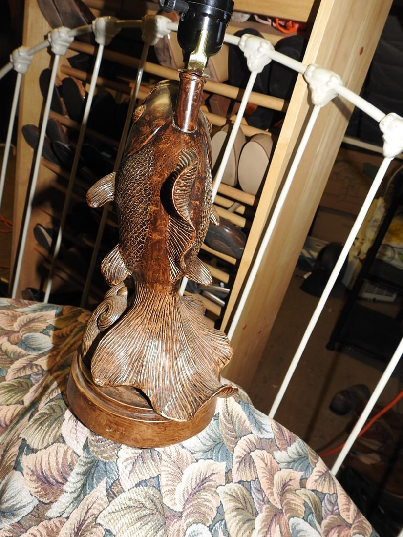 Leaping Fish Statement Lamp - 5