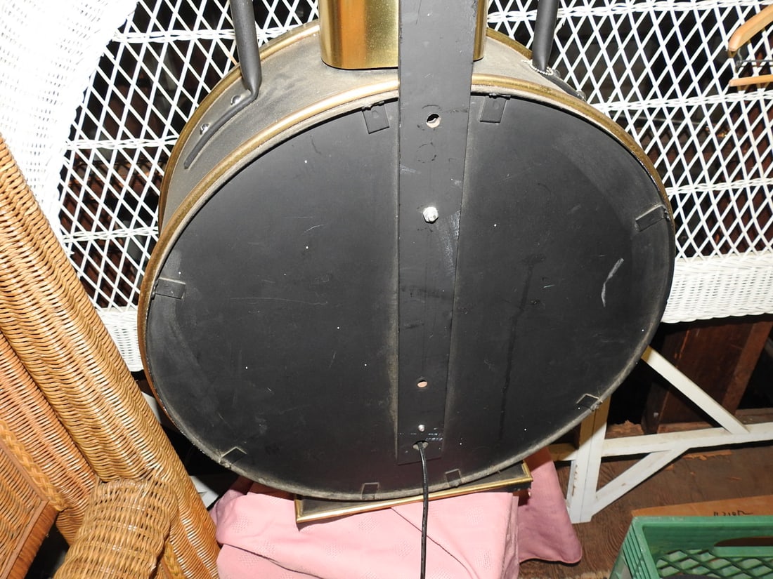 Antique Converted Train Light Lamp - 10