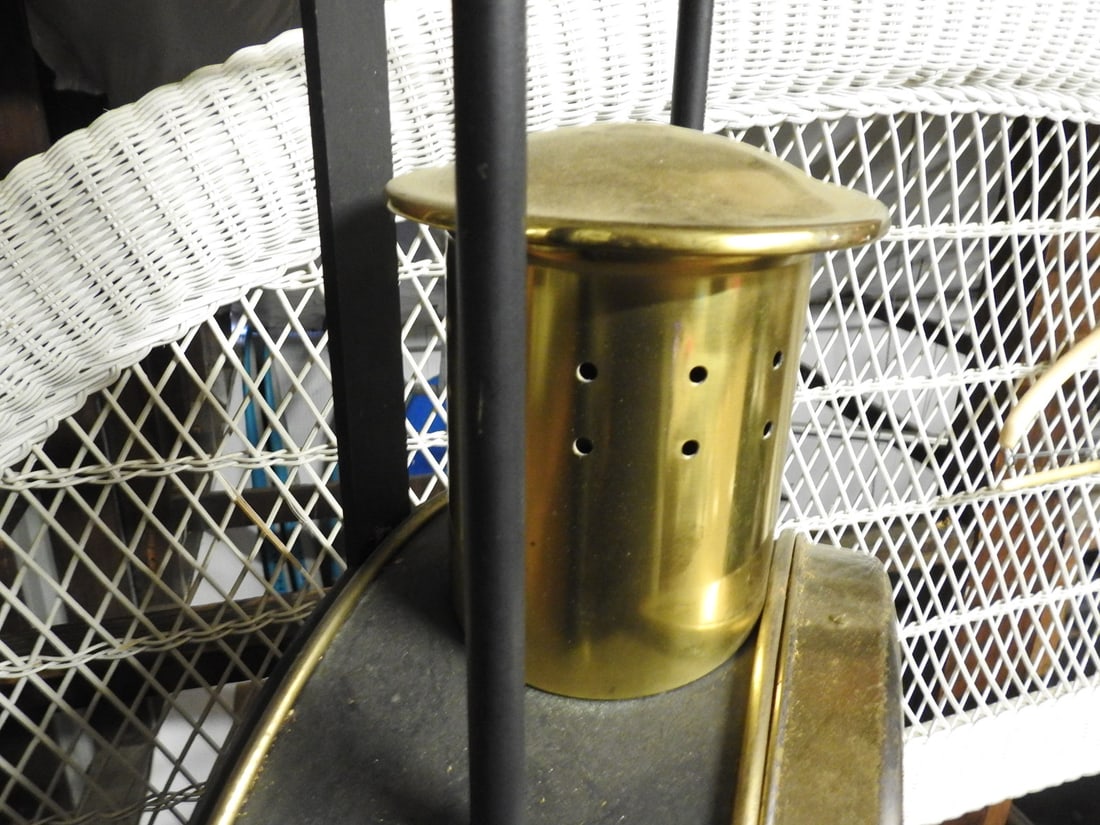Antique Converted Train Light Lamp - 6