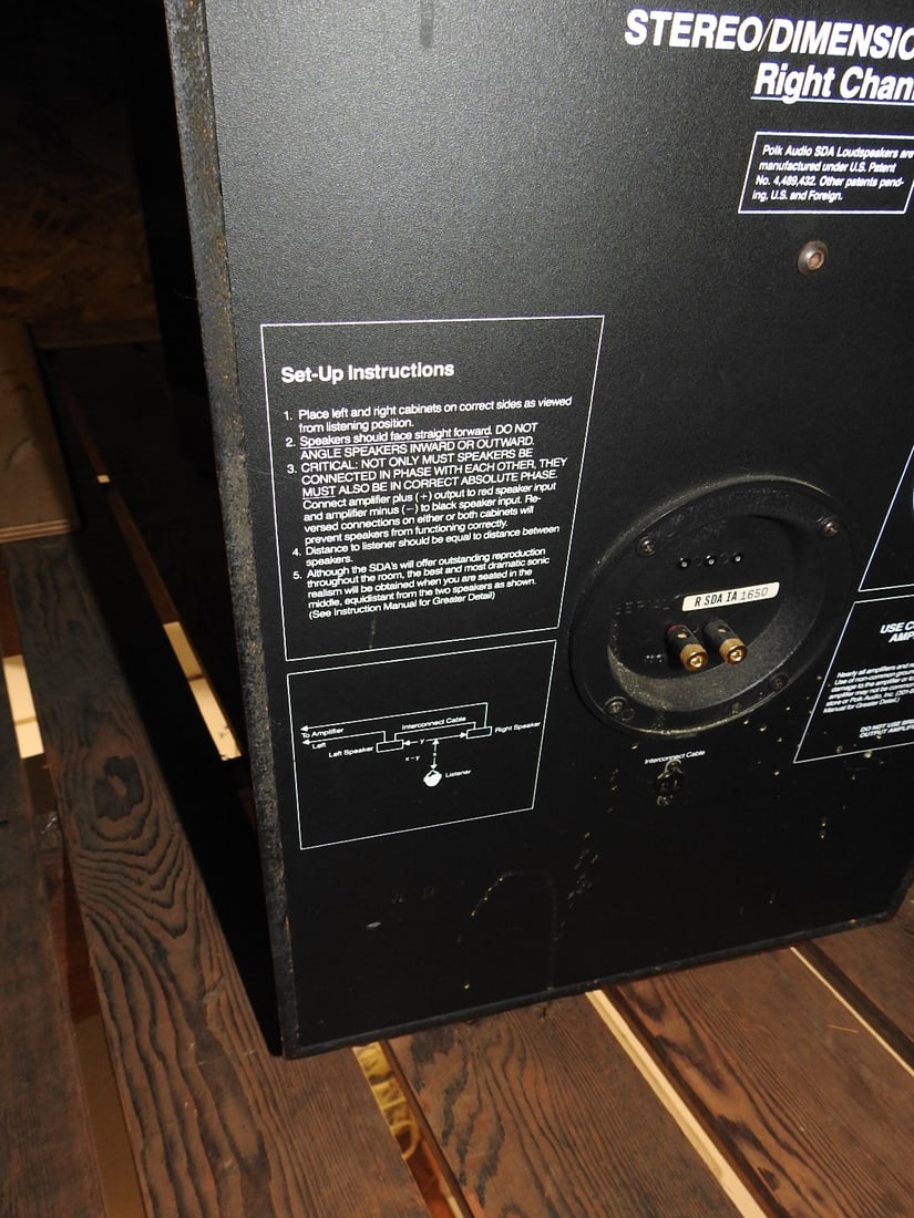 Polk Audio Stereo Dimensional SD2A Speakers Pair - 5