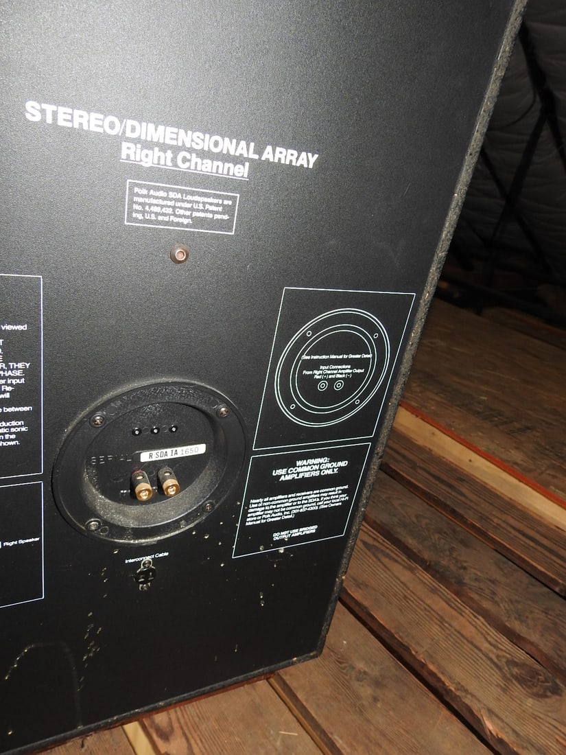 Polk Audio Stereo Dimensional SD2A Speakers Pair - 6