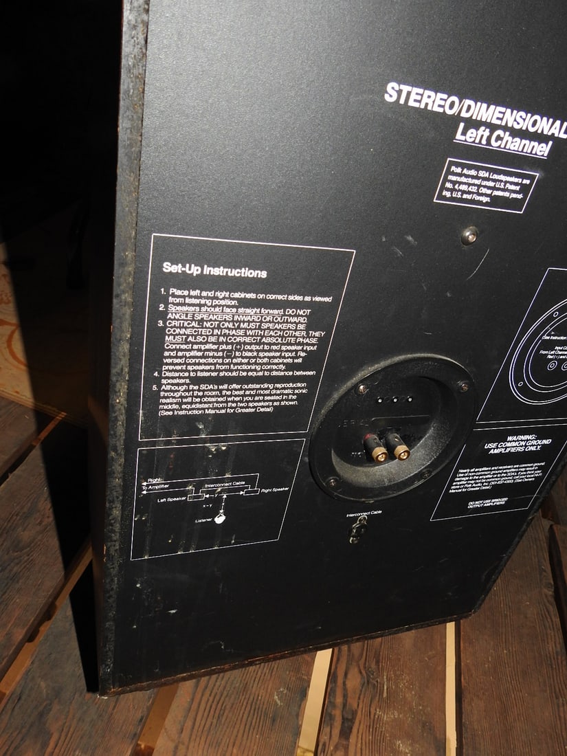 Polk Audio Stereo Dimensional SD2A Speakers Pair - 8