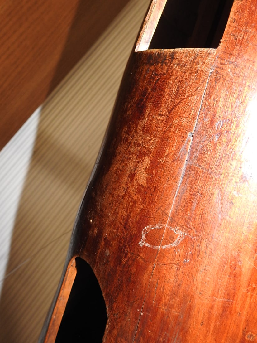 Antique Wooden Harp - 17