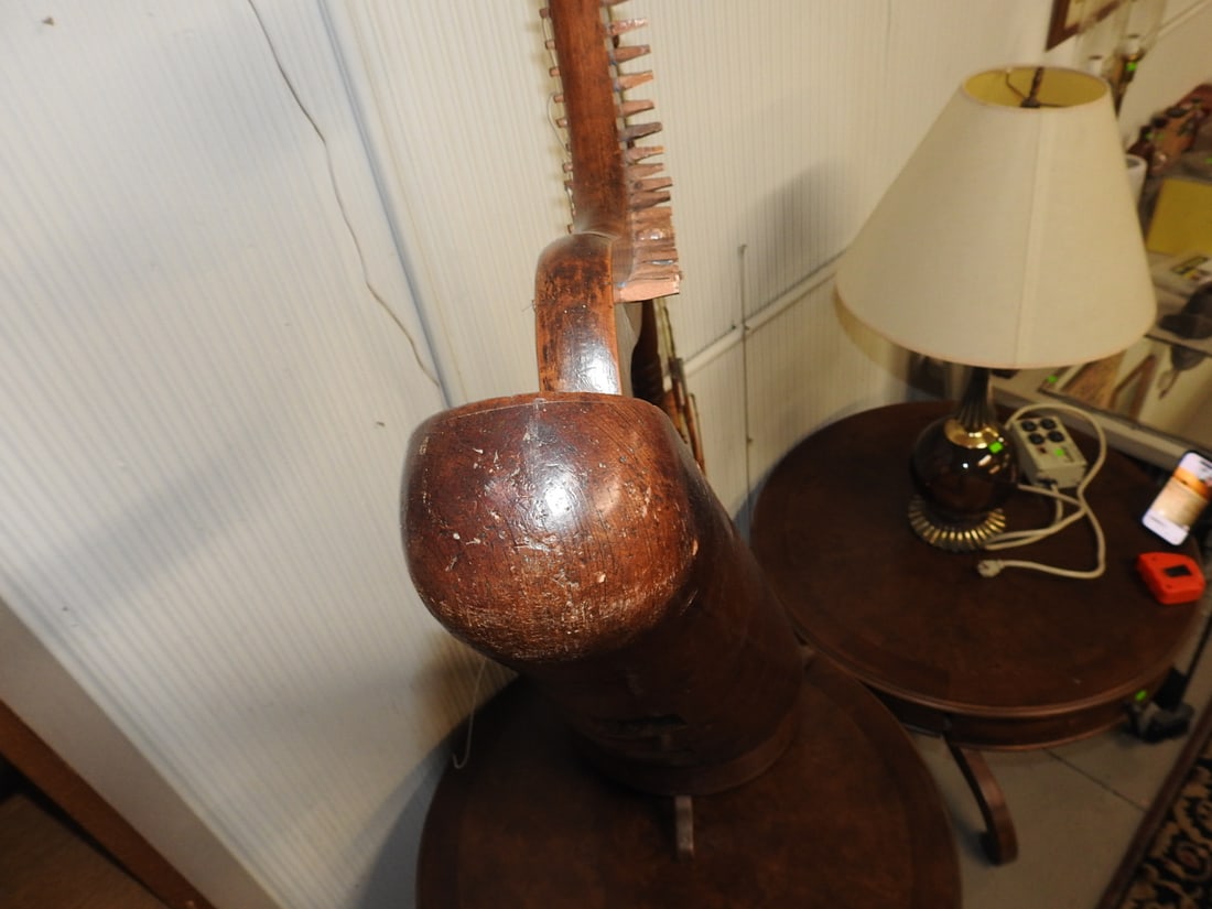 Antique Wooden Harp - 18