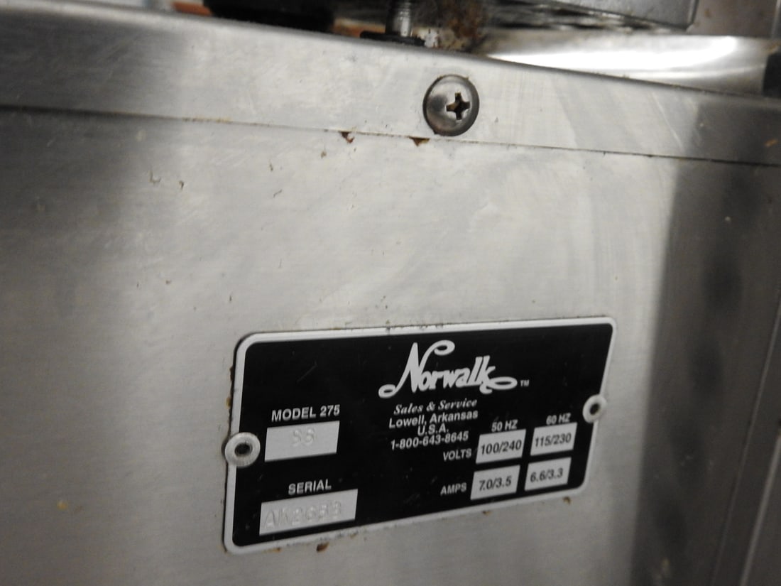 Norwalk Model 275 Stainless Hydraulic Press Juicer - 11