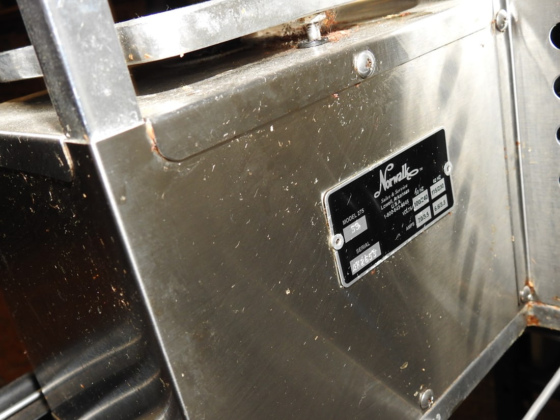 Norwalk Model 275 Stainless Hydraulic Press Juicer - 9