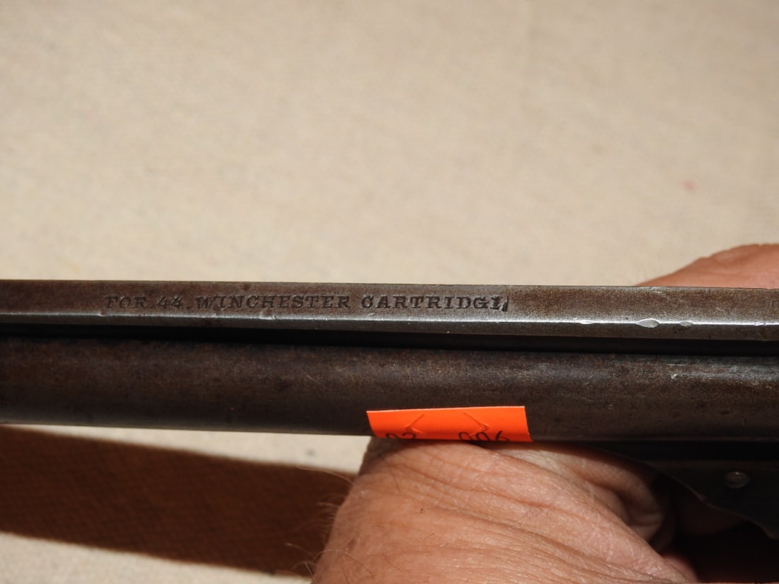 Antique Belgian Top-Break Single Action Revolver Caliber .44-40 - 6